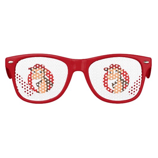 Chimp cartoon kinder zonnebrillen (Voorkant)