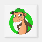 Chimp cartoon magnet (Voorkant)
