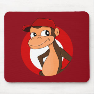 Chimp cartoon muispad muismat