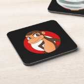 Chimp cartoon onderzetter (Linkerzijde)