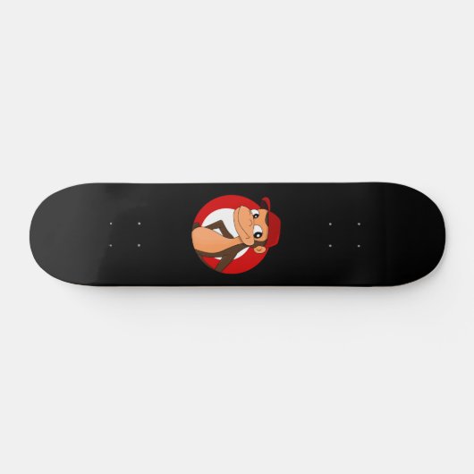 Chimp cartoon persoonlijk skateboard (Horizontaal)