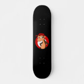 Chimp cartoon persoonlijk skateboard (Voorkant)