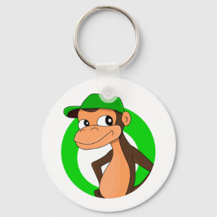 Chimp cartoon sleutelhanger