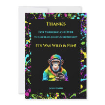 Chimp Chat-Chimpansee met telefoon-