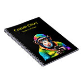 Chimp Chat-Chimpansee met telefoon- Notitieboek (Rechterzijde)