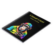 Chimp Chat-Chimpansee met telefoon- Notitieboek (Linkerzijde)