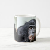 Chimp chimpansee MONKEY gezicht mok cup (Voorkant rechts)