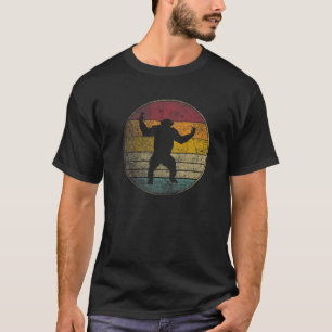 Chimp Chimpanzee Ape Zoo Gift Retro  70S 80 T-shirt