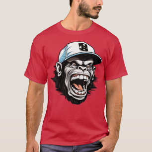 Chimp Dragen Een Honkbal Hoed 1 T-shirt