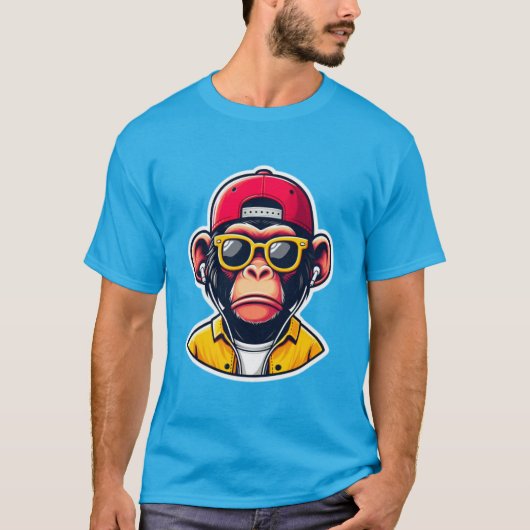CHIMP IN DA HUIS 8 T-SHIRT (Voorkant)