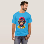CHIMP IN DA HUIS 8 T-SHIRT (Voorkant volledig)