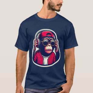 CHIMP IN HET HUIS VAN DA T-SHIRT