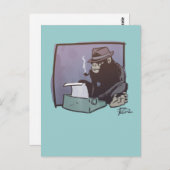 Chimp kan het belangrijkste Briefkaart zijn (Voorkant / Achterkant)