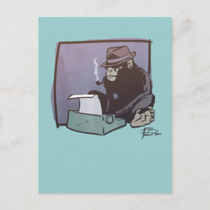 Chimp kan het belangrijkste Briefkaart zijn