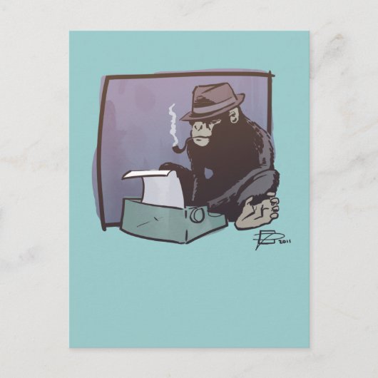 Chimp kan het belangrijkste Briefkaart zijn (Voorkant)