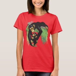 chimp met baby t-shirt