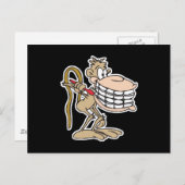 chimp met beugels briefkaart (Voorkant / Achterkant)