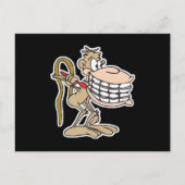 chimp met beugels briefkaart (Voorkant)