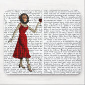 Chimp met wijn muismat (Voorkant)