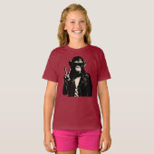 Chimp Rebel Vredesteken Leer T-shirt (Voorkant volledig)