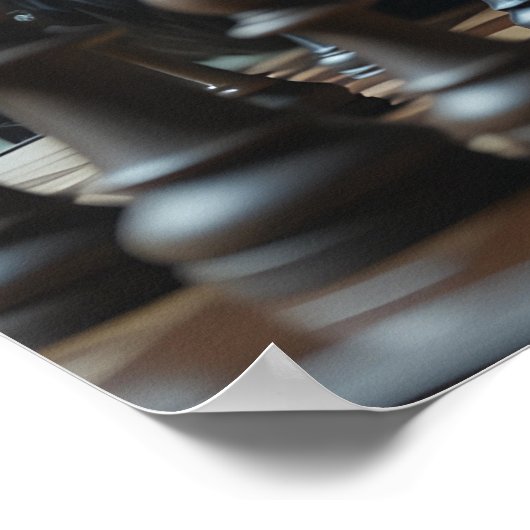 Chimp schaakspel Poster (Hoek)