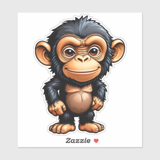 Chimp Sticker (Vel)
