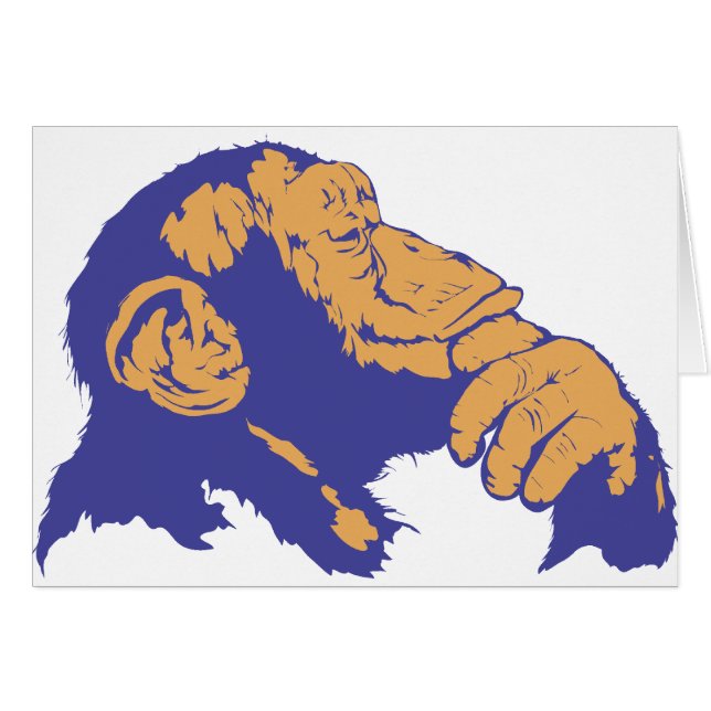 Chimp Thinking (Voorkant Horizontaal)