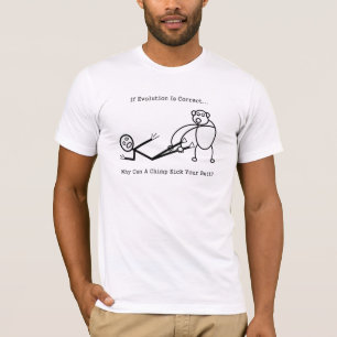 Chimp Verses Man T-shirt