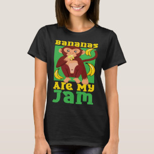 Chimpansebananen zijn mijn jam t-shirt