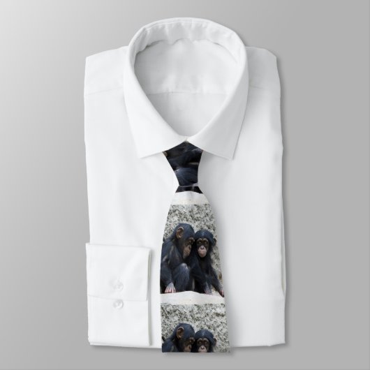 Chimpansee002 Stropdas (Gebonden)