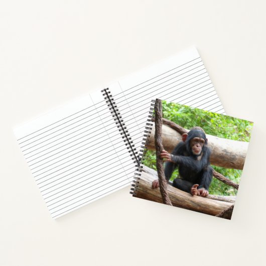 Chimpansee 001 notitieboek (Binnen)