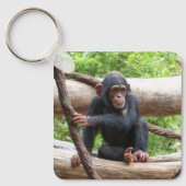 Chimpansee 001 sleutelhanger (Voorkant)