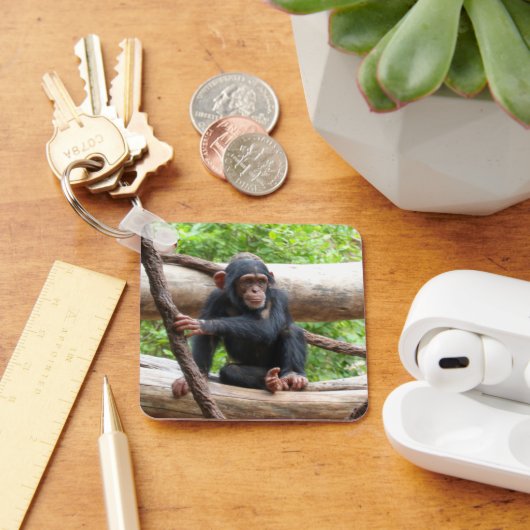 Chimpansee 001 sleutelhanger (Bureau)