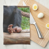 Chimpansee 001 theedoek (Quarter Fold)