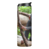 Chimpansee 001 thermosbeker (Gedraaid links)