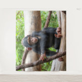 Chimpansee 001 wandkleed (Voorkant)