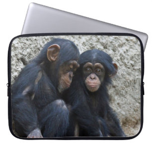 Chimpansee 002 laptop sleeve