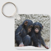 Chimpansee 002 sleutelhanger (Voorkant)