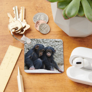 Chimpansee 002 sleutelhanger