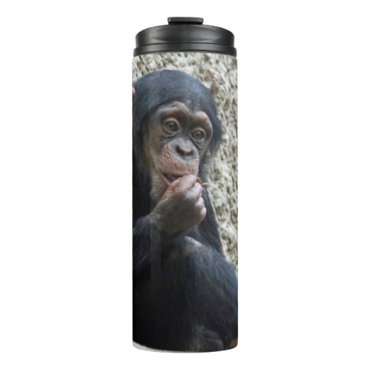 Chimpansee 013 thermosbeker (Voorkant)