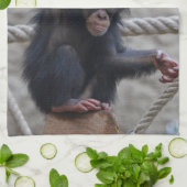 Chimpansee 017 theedoek (Gevouwen)