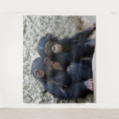 Chimpansee 022 wandkleed (Voorkant)