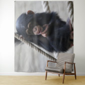 Chimpansee 030 wandkleed (In situ)