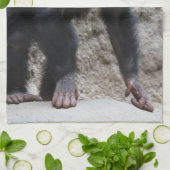 Chimpansee 031 theedoek (Gevouwen)