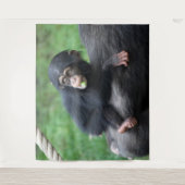 Chimpansee 032 wandkleed (Voorkant)