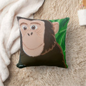 Chimpansee 16 x 16 Square Pillow Kussen (Deken)