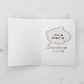 chimpansee 71e verjaardag humor kaart (Binnen)