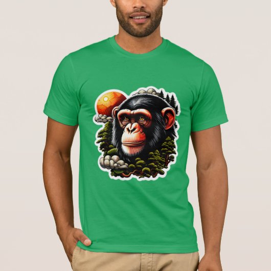 CHIMPANSEE 7 T-SHIRT (Voorkant)