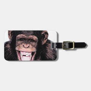 Chimpansee Bagagelabel
