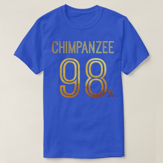 Chimpansee Big Monkey Evolution Science Gekke F T-shirt (Design voorkant)